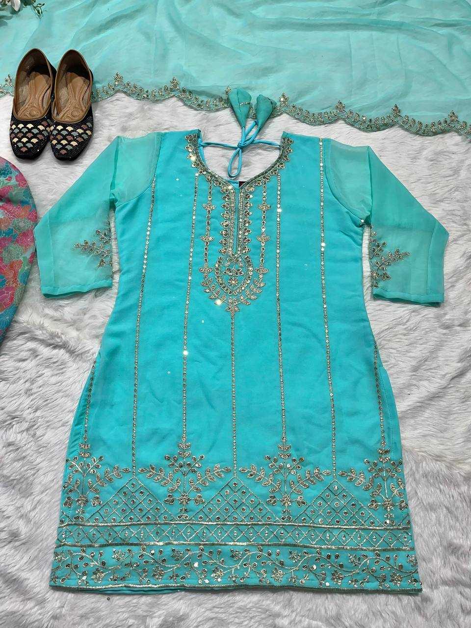 YNF FAUX GEORGETTE RNF 1138 WHOLESALE SUIT MANUFACTURER